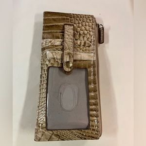 Brahmin wallet- like new.  Bought for $125.  Lists at Dillards now for $65.